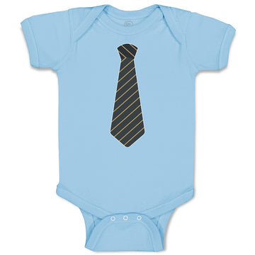 Baby Clothes Striped Neck Tie Style 4 Baby Bodysuits Boy & Girl Cotton