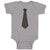 Baby Clothes Striped Neck Tie Style 4 Baby Bodysuits Boy & Girl Cotton