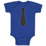 Baby Clothes Striped Neck Tie Style 4 Baby Bodysuits Boy & Girl Cotton