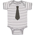 Baby Clothes Striped Neck Tie Style 4 Baby Bodysuits Boy & Girl Cotton