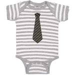 Baby Clothes Striped Neck Tie Style 4 Baby Bodysuits Boy & Girl Cotton