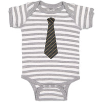 Baby Clothes Striped Neck Tie Style 4 Baby Bodysuits Boy & Girl Cotton