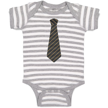 Baby Clothes Striped Neck Tie Style 4 Baby Bodysuits Boy & Girl Cotton