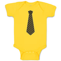 Baby Clothes Striped Neck Tie Style 4 Baby Bodysuits Boy & Girl Cotton
