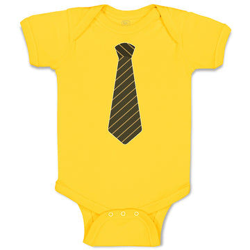 Baby Clothes Striped Neck Tie Style 4 Baby Bodysuits Boy & Girl Cotton