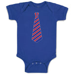 Baby Clothes Striped Neck Tie Style 5 Baby Bodysuits Boy & Girl Cotton