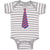 Baby Clothes Striped Neck Tie Style 5 Baby Bodysuits Boy & Girl Cotton
