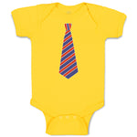 Baby Clothes Striped Neck Tie Style 5 Baby Bodysuits Boy & Girl Cotton