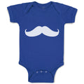 Baby Clothes Italy Man's Facial Hair Mustache Style 3 Baby Bodysuits Cotton