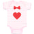 Red Bowtie and Heart Love Symbol