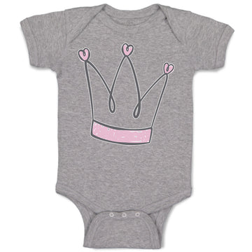 Baby Clothes Princess Crown Baby Bodysuits Boy & Girl Newborn Clothes Cotton