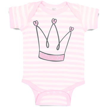 Baby Clothes Princess Crown Baby Bodysuits Boy & Girl Newborn Clothes Cotton