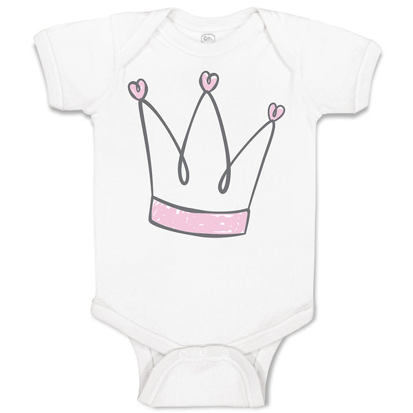 Baby Clothes Princess Crown Baby Bodysuits Boy & Girl Newborn Clothes Cotton