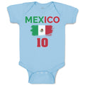 Baby Clothes American National Flag of Mexico 10 United States Baby Bodysuits