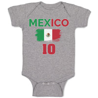 Baby Clothes American National Flag of Mexico 10 United States Baby Bodysuits