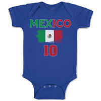 Baby Clothes American National Flag of Mexico 10 United States Baby Bodysuits