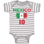 Baby Clothes American National Flag of Mexico 10 United States Baby Bodysuits