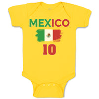 Baby Clothes American National Flag of Mexico 10 United States Baby Bodysuits