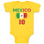 Baby Clothes American National Flag of Mexico 10 United States Baby Bodysuits