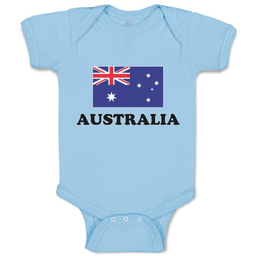 Baby Clothes American National Flag of Australia Usa Baby Bodysuits Cotton