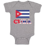 Baby Clothes National Flag of Cuba Design Style 1 Baby Bodysuits Cotton