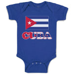 Baby Clothes National Flag of Cuba Design Style 1 Baby Bodysuits Cotton