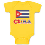 Baby Clothes National Flag of Cuba Design Style 1 Baby Bodysuits Cotton