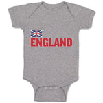 Baby Clothes United Kingdom of Flag England Baby Bodysuits Boy & Girl Cotton