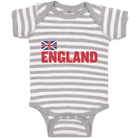 Baby Clothes United Kingdom of Flag England Baby Bodysuits Boy & Girl Cotton