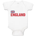 Baby Clothes United Kingdom of Flag England Baby Bodysuits Boy & Girl Cotton