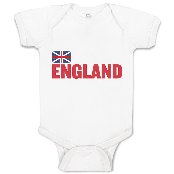 Baby Clothes United Kingdom of Flag England Baby Bodysuits Boy & Girl Cotton