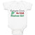 Baby Clothes Everyone Loves An Irish Mexican Girl with Shamrock Leaf Symbol