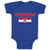 Baby Clothes Flag of Croatia Usa Baby Bodysuits Boy & Girl Cotton