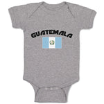 Baby Clothes Flag of Guatemala Baby Bodysuits Boy & Girl Newborn Clothes Cotton