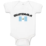 Baby Clothes Flag of Guatemala Baby Bodysuits Boy & Girl Newborn Clothes Cotton