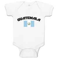 Baby Clothes Flag of Guatemala Baby Bodysuits Boy & Girl Newborn Clothes Cotton