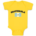 Baby Clothes Flag of Guatemala Baby Bodysuits Boy & Girl Newborn Clothes Cotton