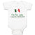 Baby Clothes I'M Cute, I Must Be Mexican National Flag Usa Baby Bodysuits Cotton