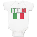 Baby Clothes Italia American National Flag United States Baby Bodysuits Cotton