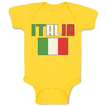 Baby Clothes Italia American National Flag United States Baby Bodysuits Cotton