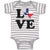 Baby Clothes Love American Country Map Usa Baby Bodysuits Boy & Girl Cotton