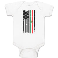 Baby Clothes American National Flag United States Baby Bodysuits Cotton