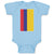 Baby Clothes National Flag of Usa Columbia Baby Bodysuits Boy & Girl Cotton