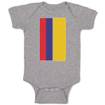 Baby Clothes National Flag of Usa Columbia Baby Bodysuits Boy & Girl Cotton