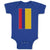 Baby Clothes National Flag of Usa Columbia Baby Bodysuits Boy & Girl Cotton