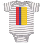 Baby Clothes National Flag of Usa Columbia Baby Bodysuits Boy & Girl Cotton