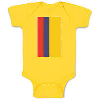 Baby Clothes National Flag of Usa Columbia Baby Bodysuits Boy & Girl Cotton