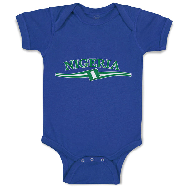 Baby Clothes Flag of Nigeria Baby Bodysuits Boy & Girl Newborn Clothes Cotton
