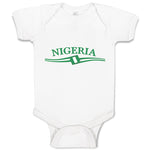 Baby Clothes Flag of Nigeria Baby Bodysuits Boy & Girl Newborn Clothes Cotton