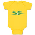 Baby Clothes Flag of Nigeria Baby Bodysuits Boy & Girl Newborn Clothes Cotton